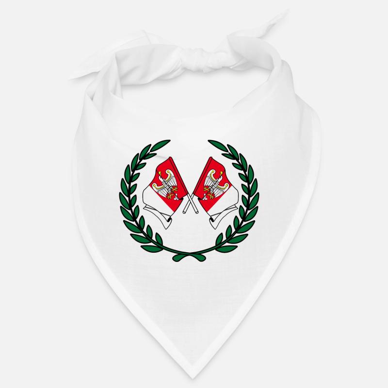 Drapeaux Couronne de laurier de Grande-Pologne Bandana