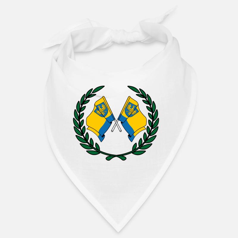 Flags Opole laurel wreath Bandana