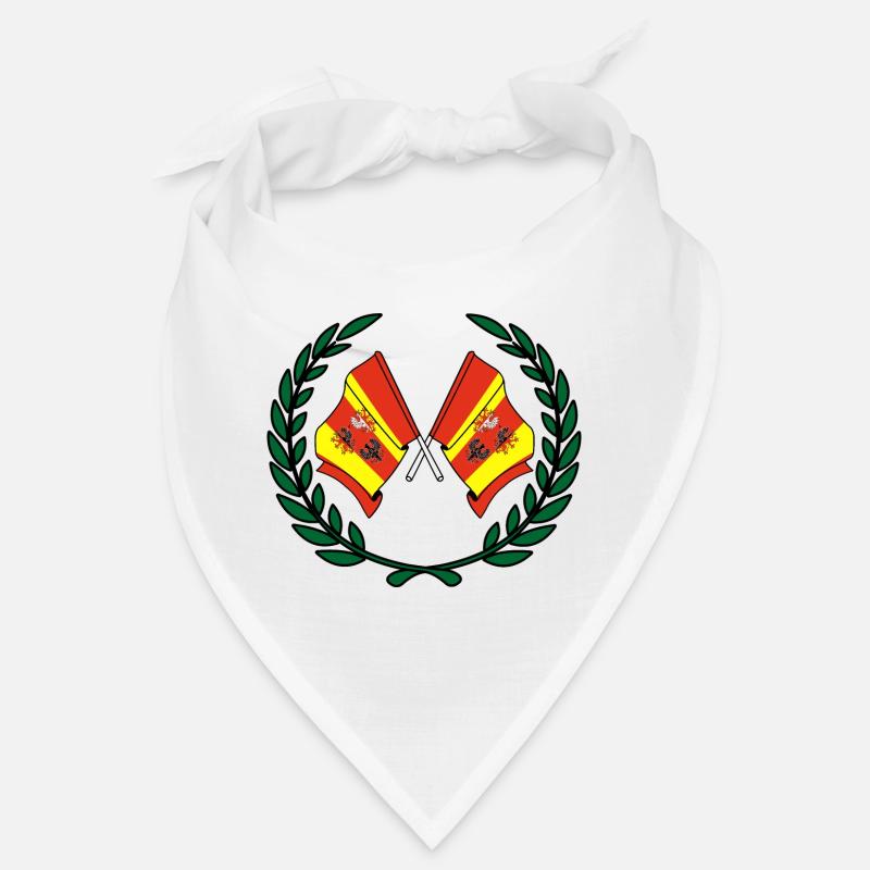 Flags Lodz laurel wreath Bandana