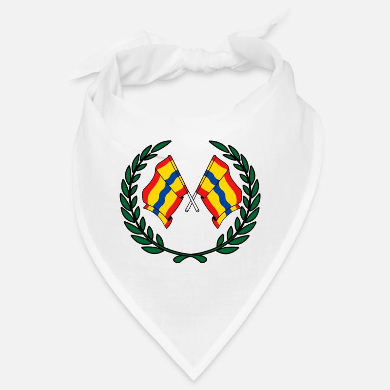 Couronne de laurier des drapeaux de la province d'Overijssel Bandana