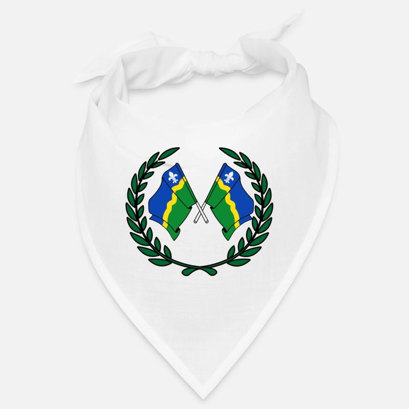 Couronne de laurier des drapeaux de la province du Flevoland Bandana