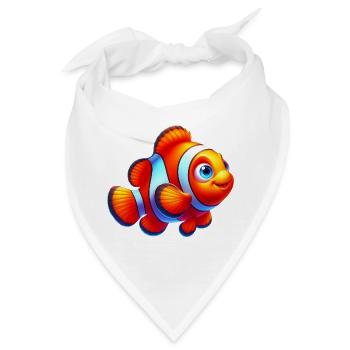 Clownfische - Bandana - Weiß - Vorne