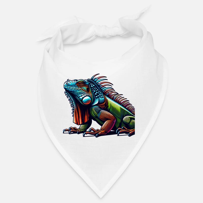 Leguan - Bandana - Weiß
