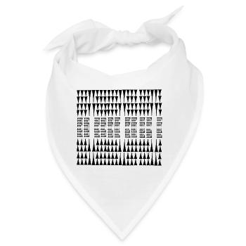 Außergewöhnlich 24 - Bandana - Weiß - Vorne