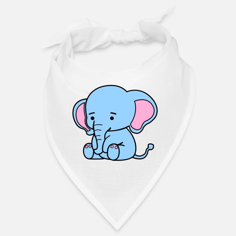 Éléphant mignon Bandana