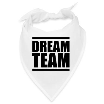dream team - Bandana - Weiß - Vorne