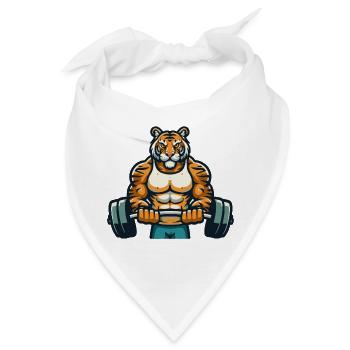TIGER FITNESSSTUDIO - Bandana - Weiß - Vorne