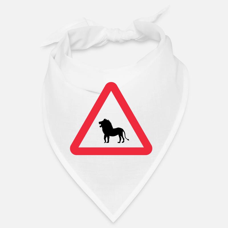Caution Lion Warning Bandana