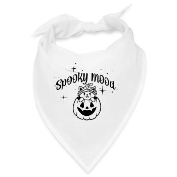 Gruselige Stimmung - Bandana - Weiß - Vorne