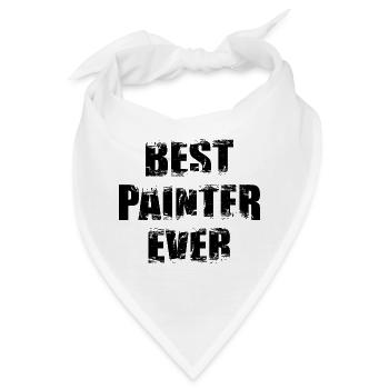 Bester Maler und Lackierer - Bandana - Weiß - Vorne