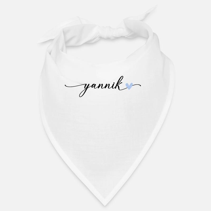 Yannik Name Calligraphy Font Bandana