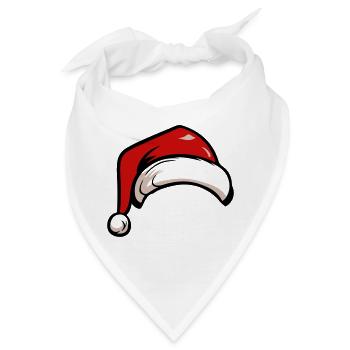 weihnachten nikolaus mütze - Bandana - Weiß - Vorne