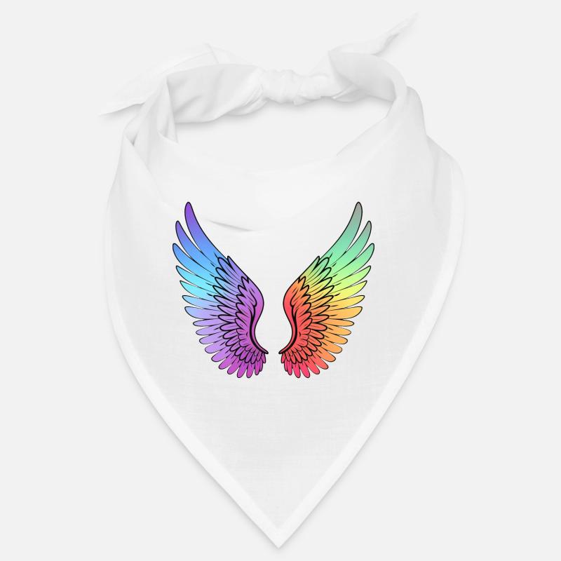 Rainbow Gradient Wings Bandana