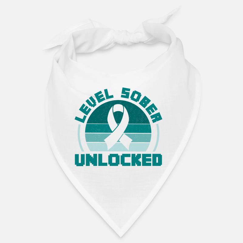 Level Sober Unlocked Sobriety Support Addiction Bandana