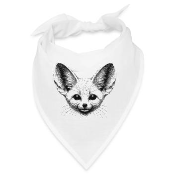 Fennek - Bandana - Weiß - Vorne