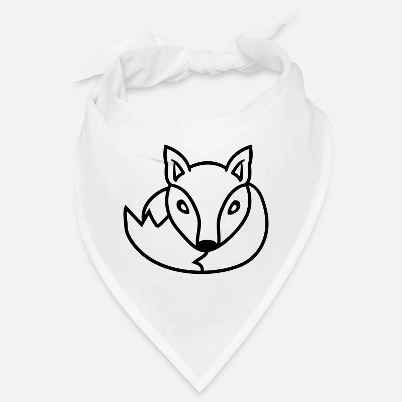 Fuchs Rotfuchs Wildes Tier Schlauer Wald Bewohner Bandana