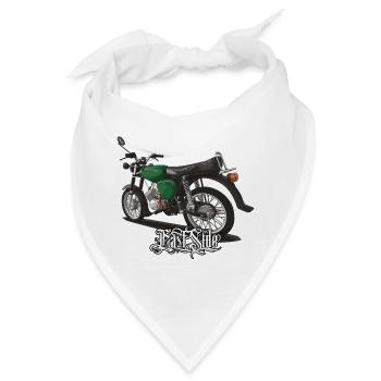 S51 (grün) // Illustration - Bandana - Weiß - Vorne