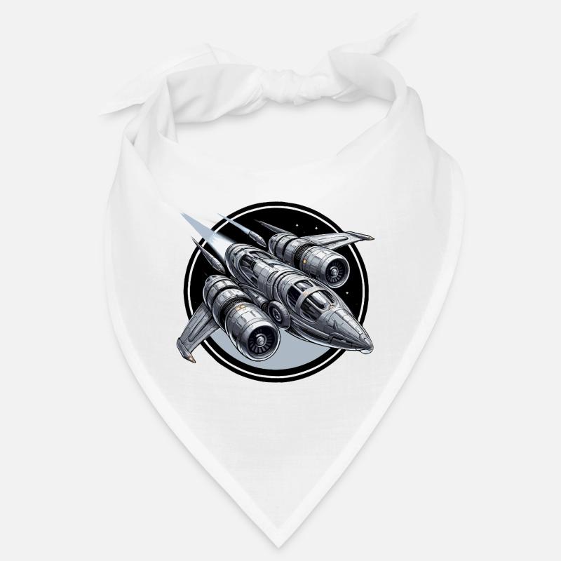 Raumschiff silber Bandana