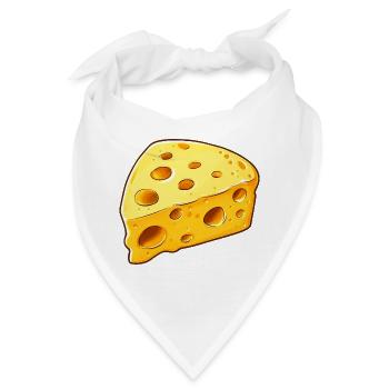 Käse Cheese - Bandana - Weiß - Vorne
