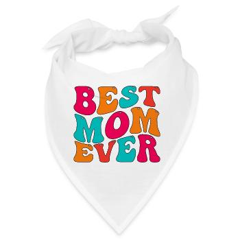 Best Mom Ever - Bandana - Weiß - Vorne