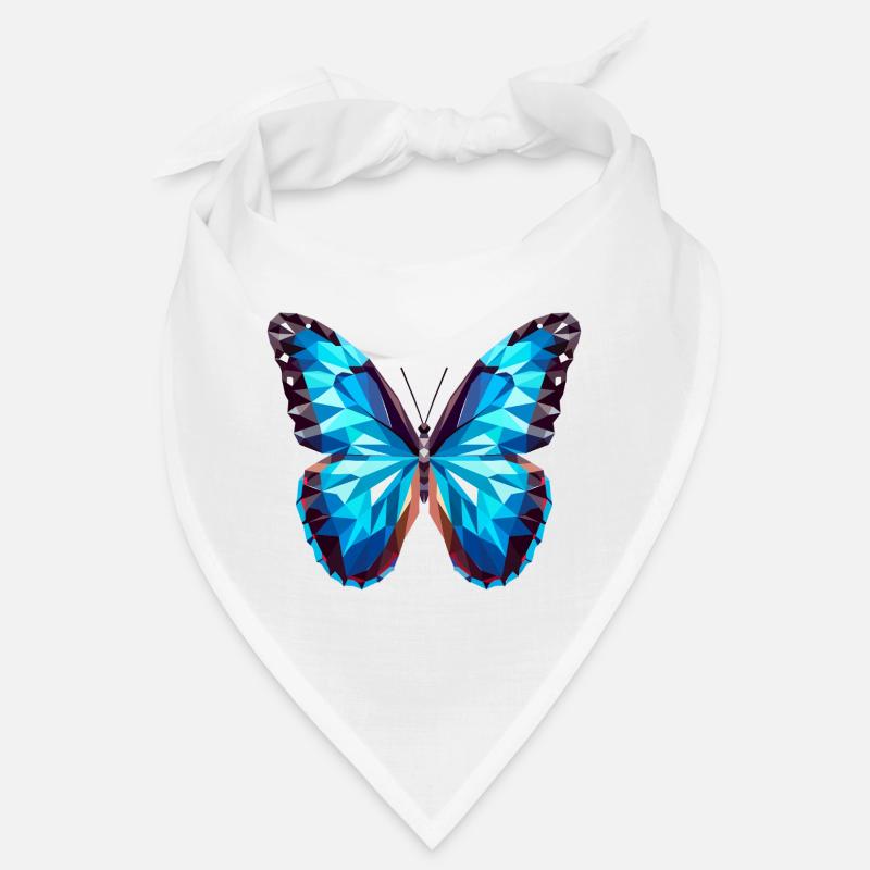 Papillon bleu - Inspiré du papillon Morpho Bandana
