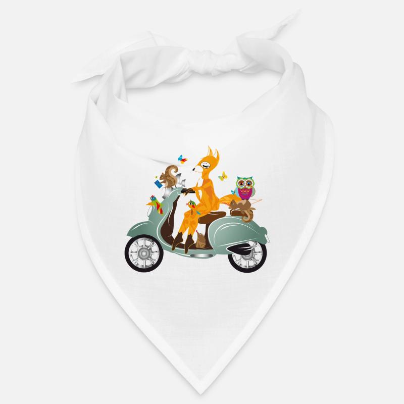 Forest animals on a joyride – Imaginative scene Bandana