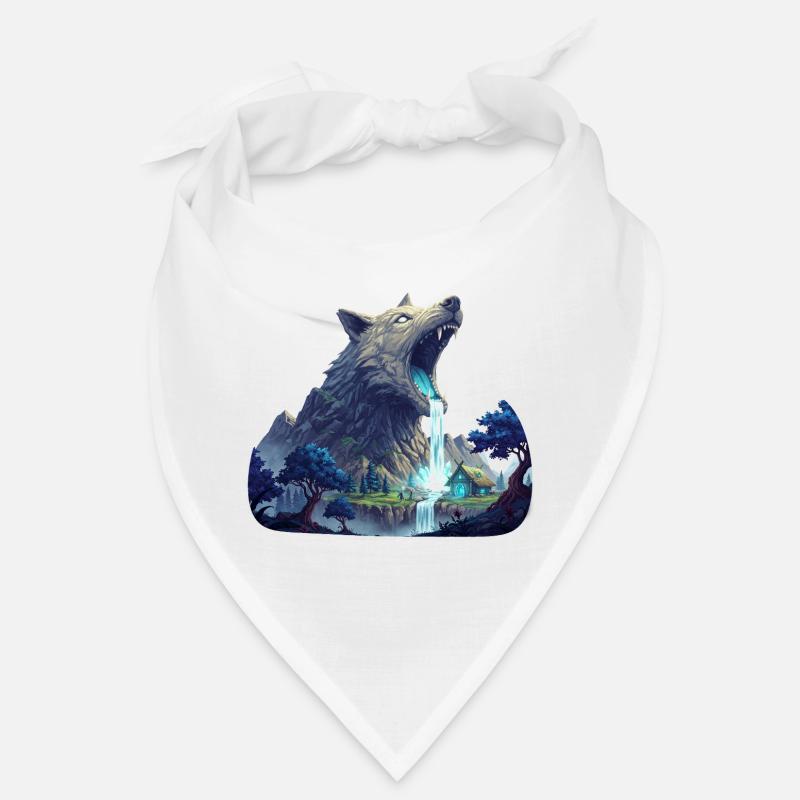 Wolf Waterfall Bandana