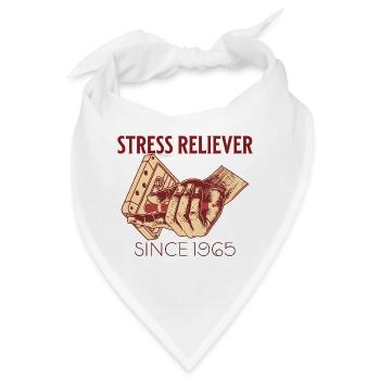 Stress reliever - Bandana - Weiß - Vorne