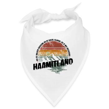 Heimatland Erzgebirge - Bandana - Weiß - Vorne