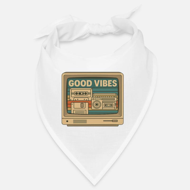 Sentiments de bonheur – Retro Technik Design Bandana