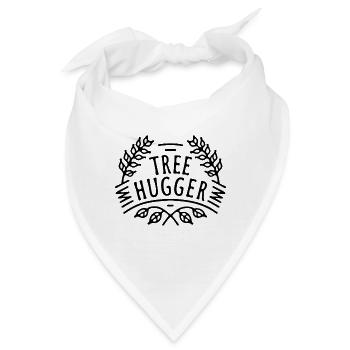Baumumarmer, Wald, Bäume, Liebhaber, lustiger Humor - Bandana - Weiß - Vorne