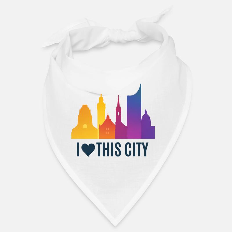 Herzstadt Skyline Gradient Bandana