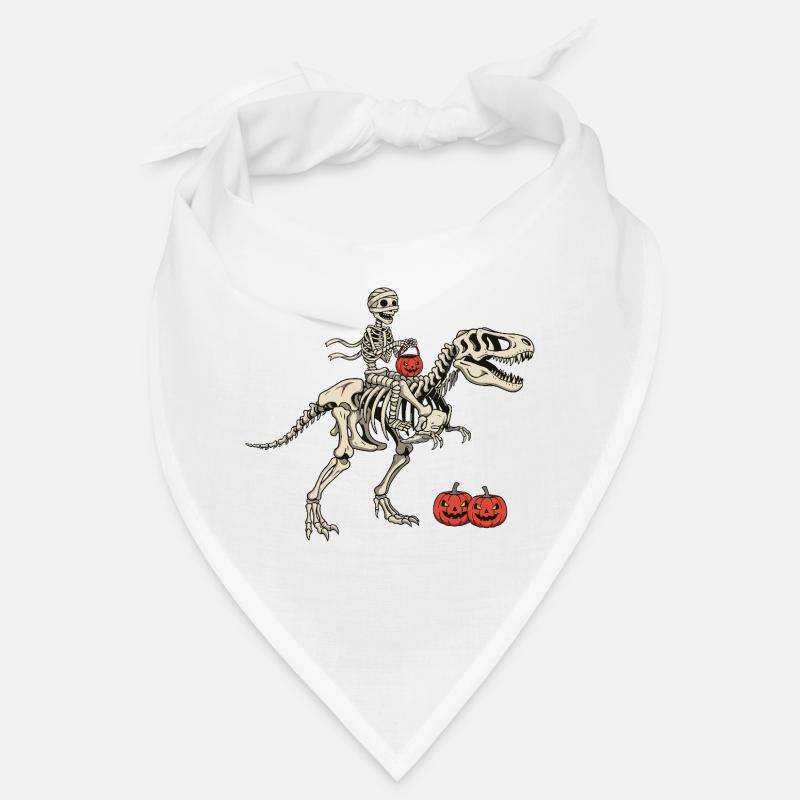 Cavalier squelette sur T Rex Bandana