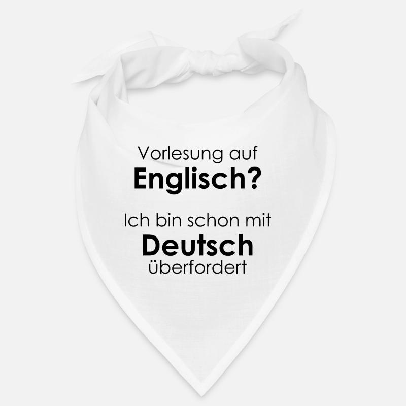 Dire de l’université « Lecture on Eng » cadeau, étudiants Bandana