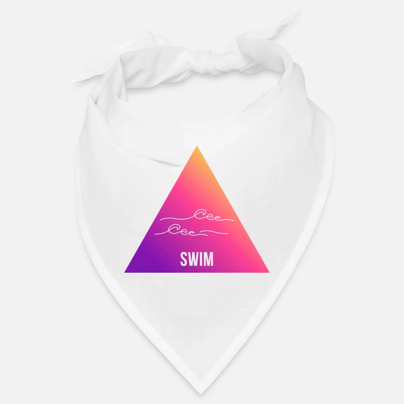 Natation Gradient Triangle Vagues Bandana