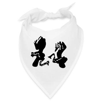 Freiheit - Bandana - Weiß - Vorne
