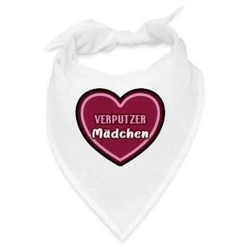 Verputzerin Verputzer Mädchen Kind Azubine Azubi - Bandana - Weiß - Vorne