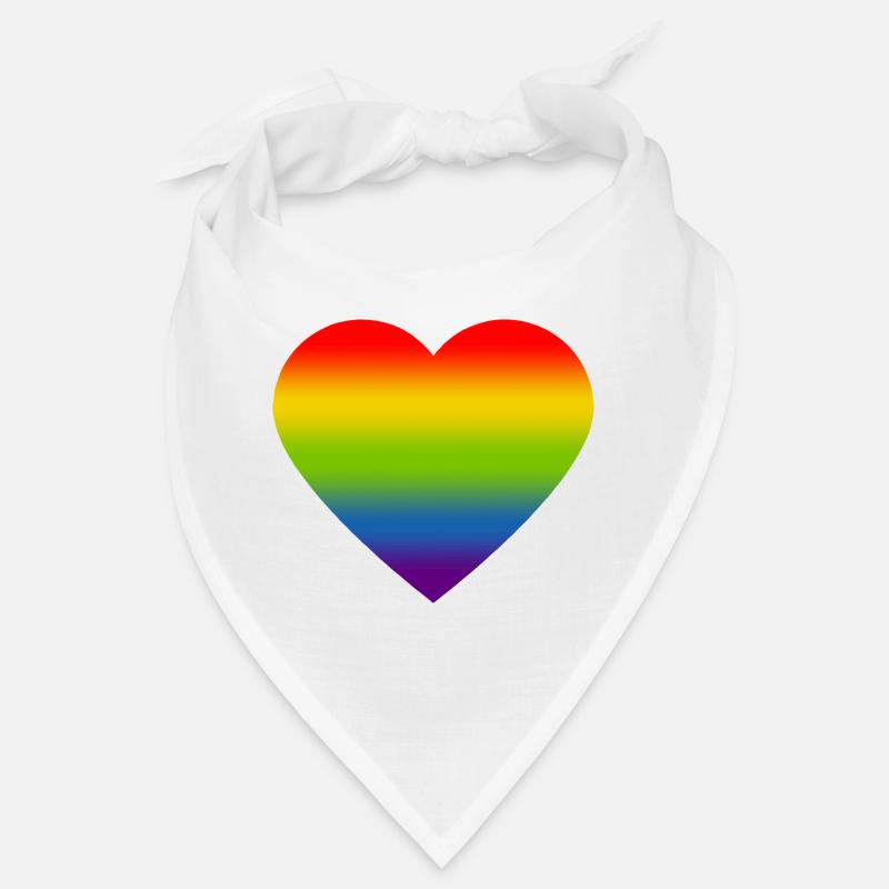 Rainbow_heart Bandana