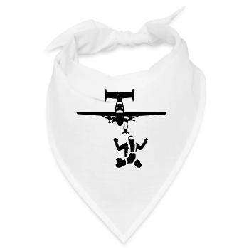 Skydiving - Bandana - Weiß - Vorne