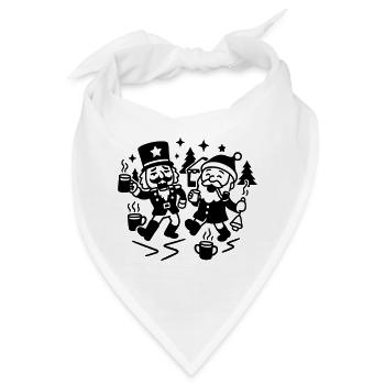 Weihnachtsmarkt Weihnachtsfeier - Bandana - Weiß - Vorne