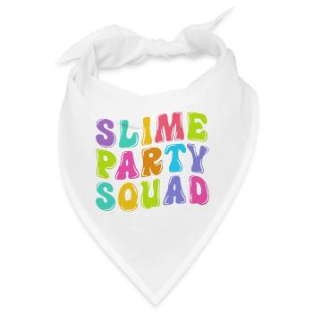 Schleimig Schleim Slime - Bandana - Weiß - Vorne