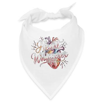 Cardiac Tech Heart Whisperer Pacemaker Technician - Bandana - Weiß - Vorne