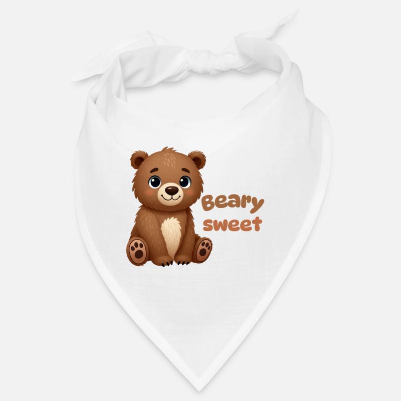 Cute Brown Bear Bandana