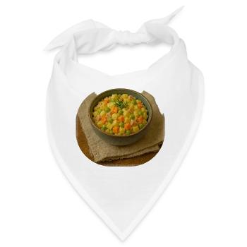Olivje Salat - Bandana - Weiß - Vorne