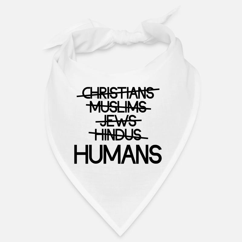 Humans Over Religion - Message Bandana
