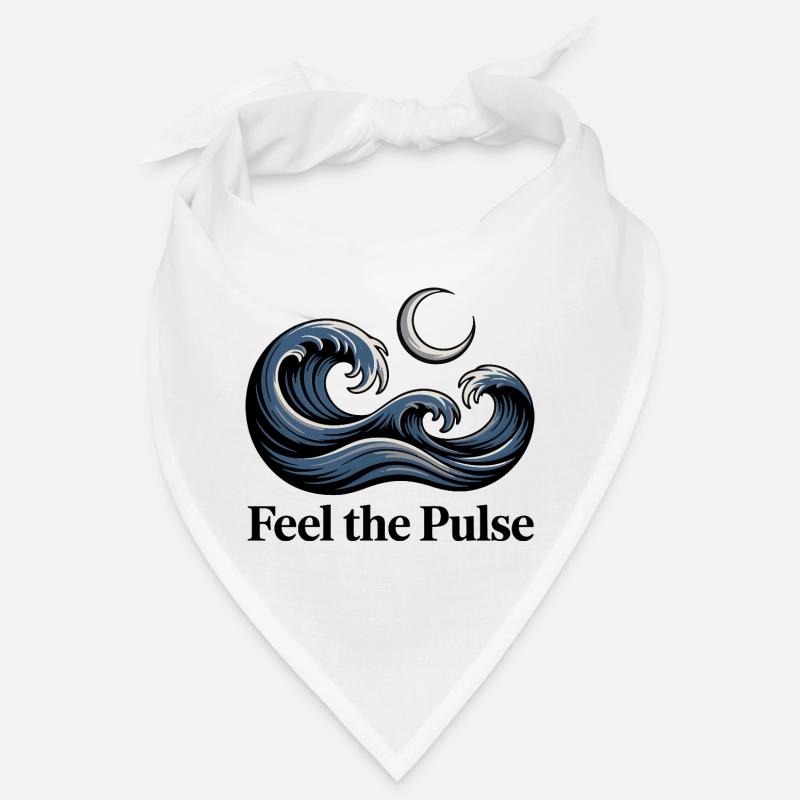 Moonlit Wave Crest Bandana