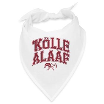 Kölle Alaaf - Bandana - Weiß - Vorne