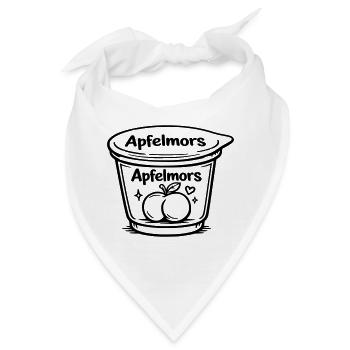 Apfelmus Apfel Mors - Bandana - Weiß - Vorne