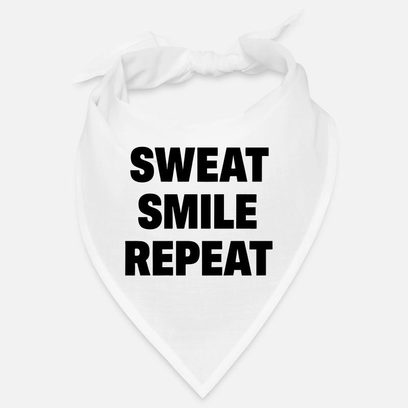 Sweat Smile Repeat Bandana