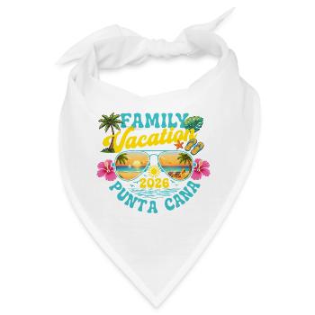 Familienurlaub Punta Cana 2026 Retro-Kreuzfahrtreise - Bandana - Weiß - Vorne